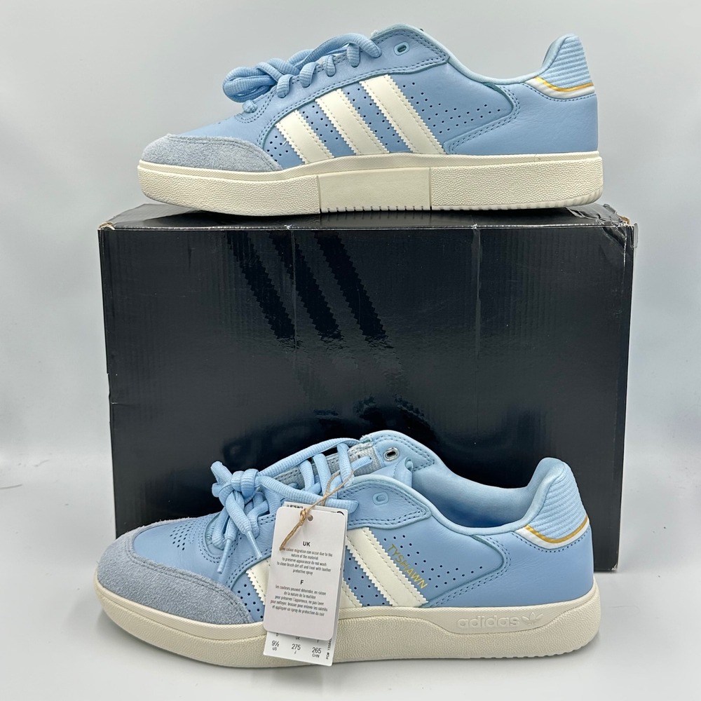 Adidas Tyshawn Low JH8148‎ Men's 9.5 Blue White Gold NIB Deadstock OG Box